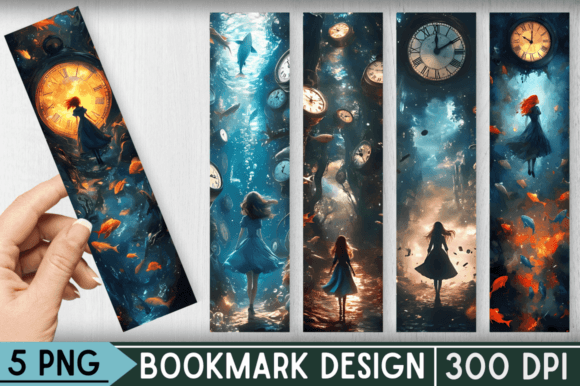 Alice in Wonderland Kids Bookmarks