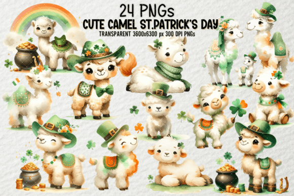 Creative Ways to Use Cute Camel St. Patrick’s Day Clipart for Your Projects