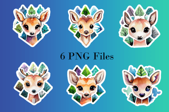 Evaluating the Versatility of Watercolor Deer with Geometric Design for Modern Creators