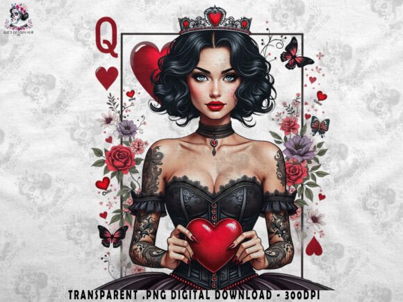 Queen of Hearts Gothic Art: A Guide to Dark Romance Design