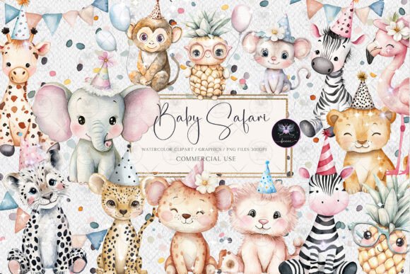 Safari Animals Baby Clipart Guide
