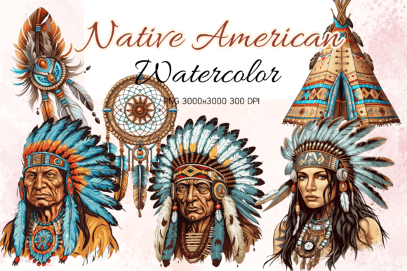 Strategic Visual Storytelling: Leveraging Watercolor Native American Art in Creative Projects