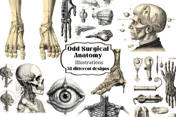 Unlocking the Macabre: A Practical Guide to Using Antique Odd Surgical Anatomy Overlays in Modern Design